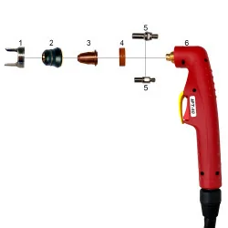 Pistola Plasma Manual 40 Amp / 4 Metros (PT40M-4M)