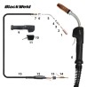 Pistola Mig Blackweld modelo Tregaskiss 400 / 400Amp (4,5 MTS)