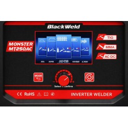 Soldadora TIG AC/DC  BLACKWELD MONSTER MT250AC / 250AMP/220Volt. (MT250AC)