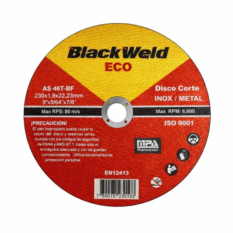 Disco Corte Inox/Metal 9´x1.9-Blackweld (ECO-BW-20230-19)