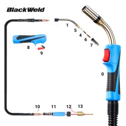 Pistola Mig Binzel 24 (4,5 MTS) (BZ24)