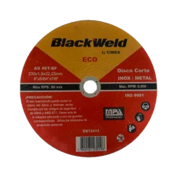 Disco Corte Inox/Metal 9´x1.9-Blackweld (ECO-BW-20230-19)