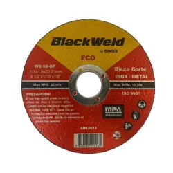 Disco Corte Inox/Metal 4.5´x1.6- ECO Blackweld (ECO-BW-20115-16)
