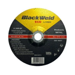 DISCO DESBASTE  METAL 7X 6,0 - BLACKWELD (BW-35180-60)