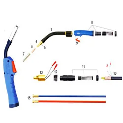 Pistola Mig Binzel 24 (4,5 MTS) (BZ24)