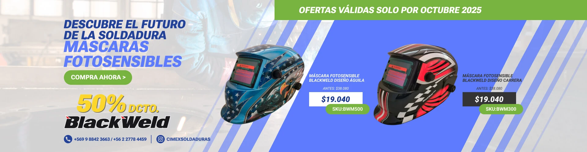 Máscara fotosensible